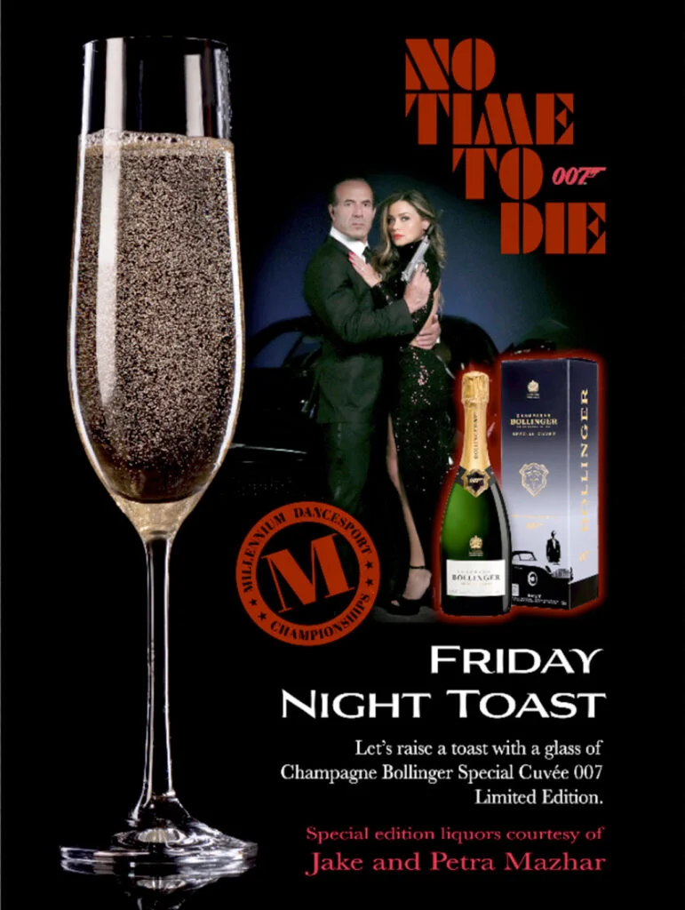 Friday Night Toast Bollinger Champagne promotional poster